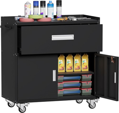 Metal garage storage cabinet - metal,